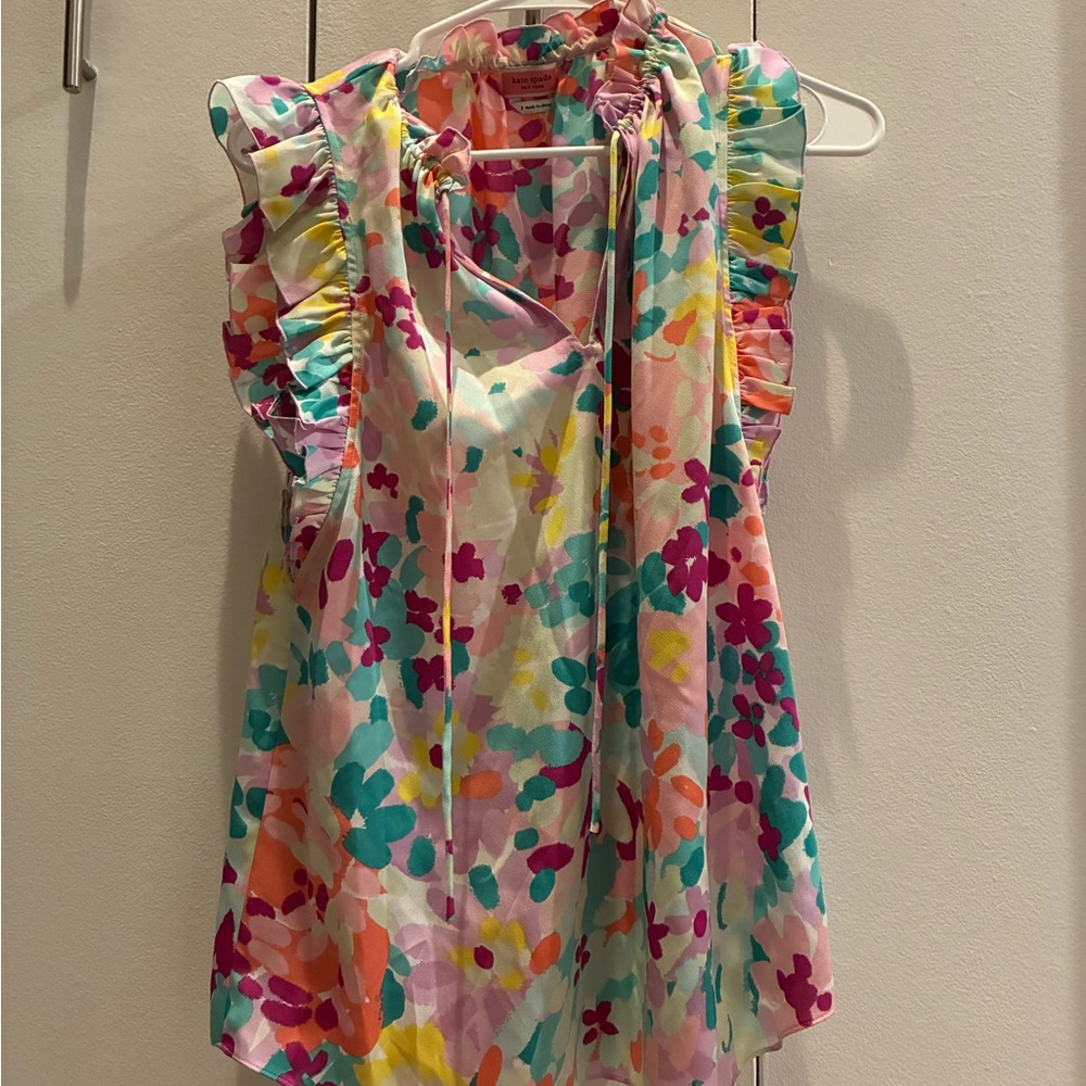 Kate Spade Colorful Floral Blouse